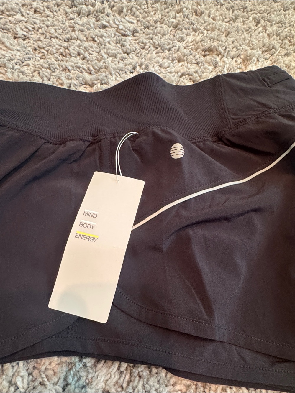 Women’s Black Athletic Shorts - Active Performance - Picture 2 of 4
